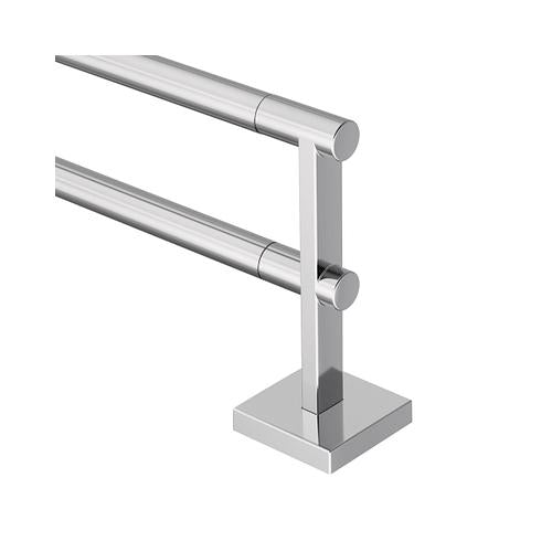 Triva - 24" Double Towel Bar - Die Cast Zinc Alloy/