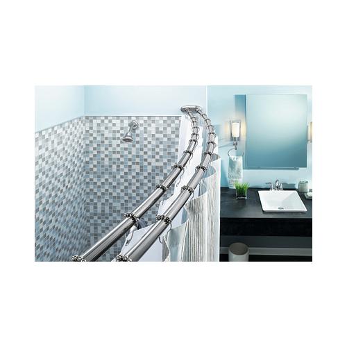 Curved Shower Rod with Flange - 430