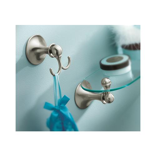 Lounge - Robe Hook - Brushed Nickel - Wall Mount