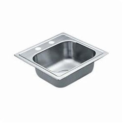 15" Drop-in Kitchen Sink - Stainless Steel