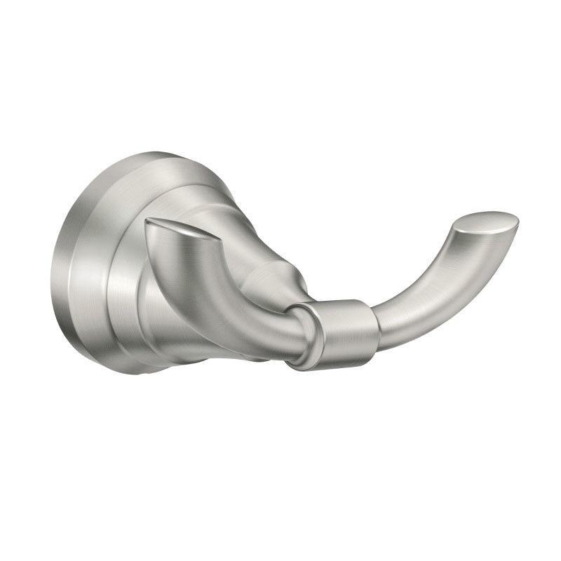 Moen® MY0303BN Robe Hook, Halle™, 2 Hooks, Import