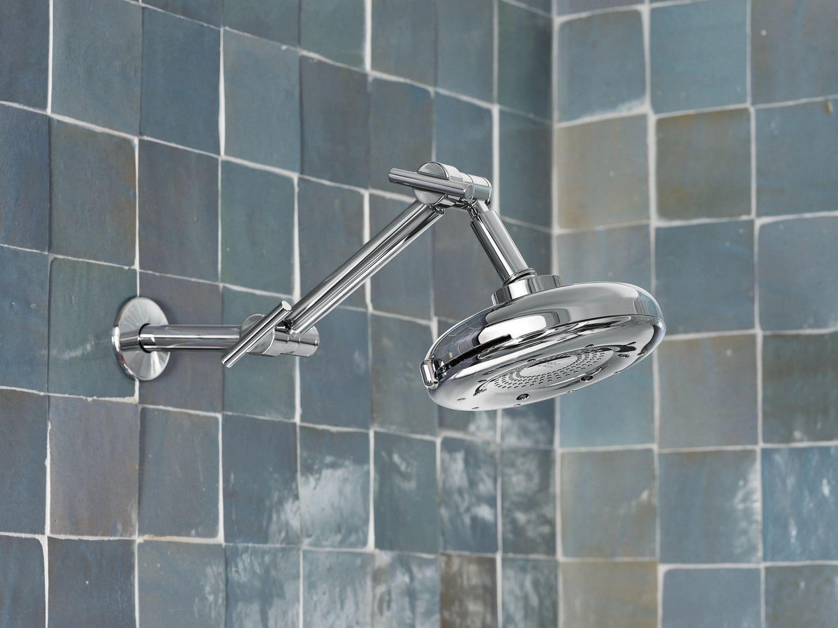 Moen® S116BG Adjustable Shower Arm, 16 in L, 1/2 in IPS, Import