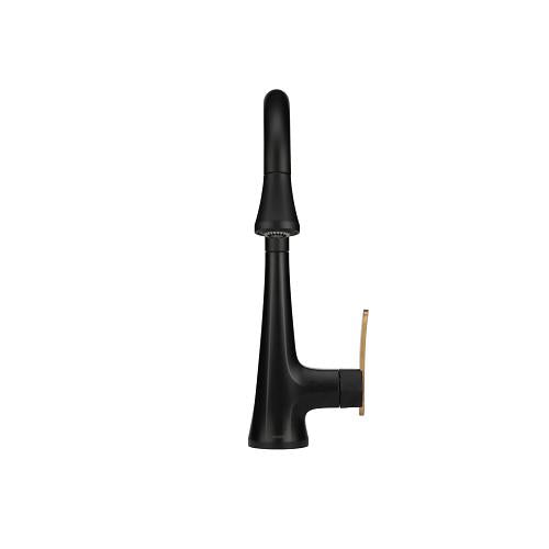 Sinema - Pull-Down Bar Faucet - Matte Black - Deck Mount