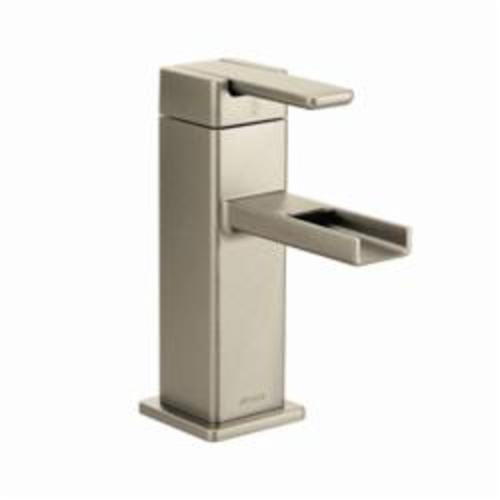Moen® Bathroom Faucet, 90 Degree™, 0.5 to 1.5 gpm Flow Rate, 3-13/16 in H Spout, 1 Handle, Pop-Up Drain, 1 Faucet Hole, Function: Traditional
