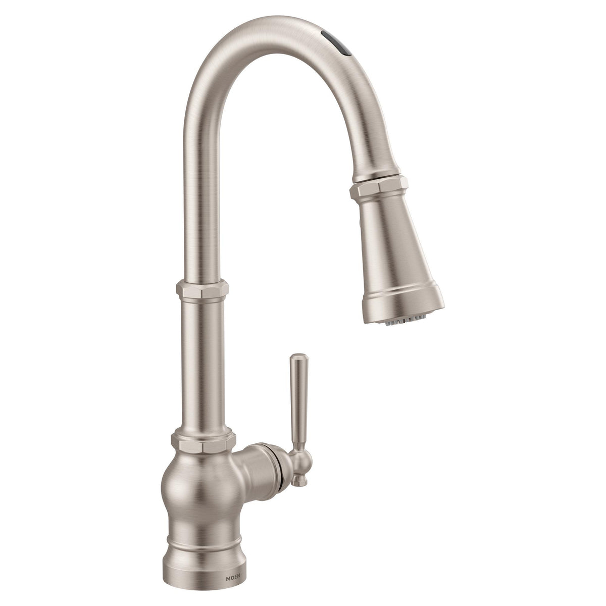 Moen® S72003EV2SRS S72003EV Paterson Pull-Down Kitchen Faucet, 1.5 gpm Flow Rate, Spot Resist Stainless, 1 Handles, 1 Faucet Holes, Domestic, Commercial
