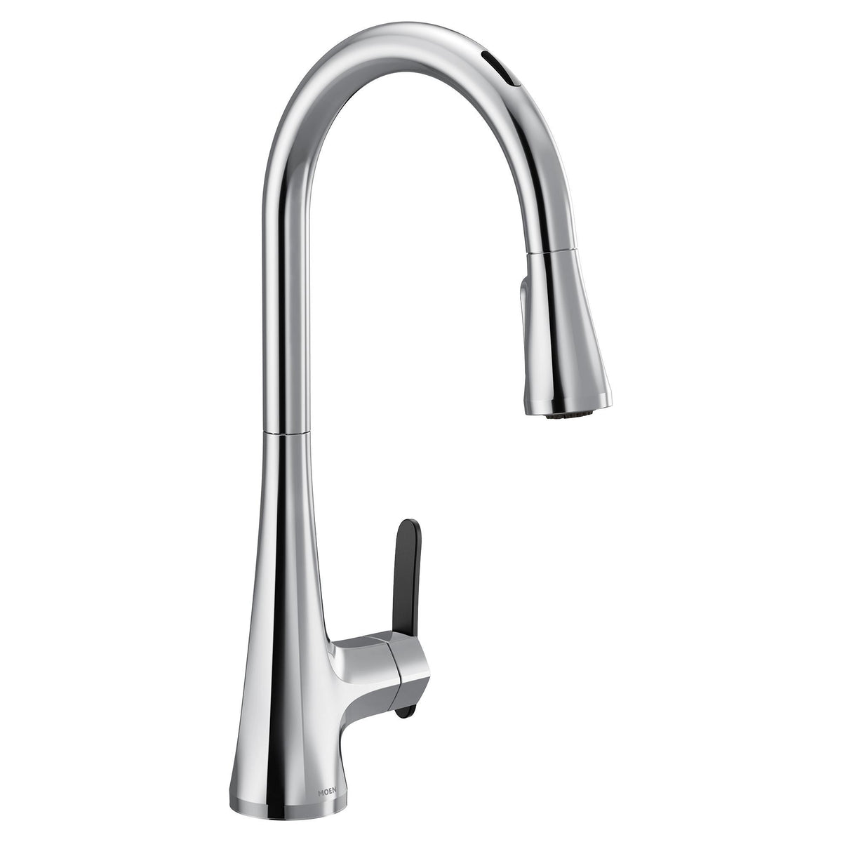 Moen® S7235EV2C S7235EV Sinema Pull-Down Kitchen Faucet, 1.5 gpm Flow Rate, Chrome, 1 Handles, 1 Faucet Holes, Domestic, Commercial