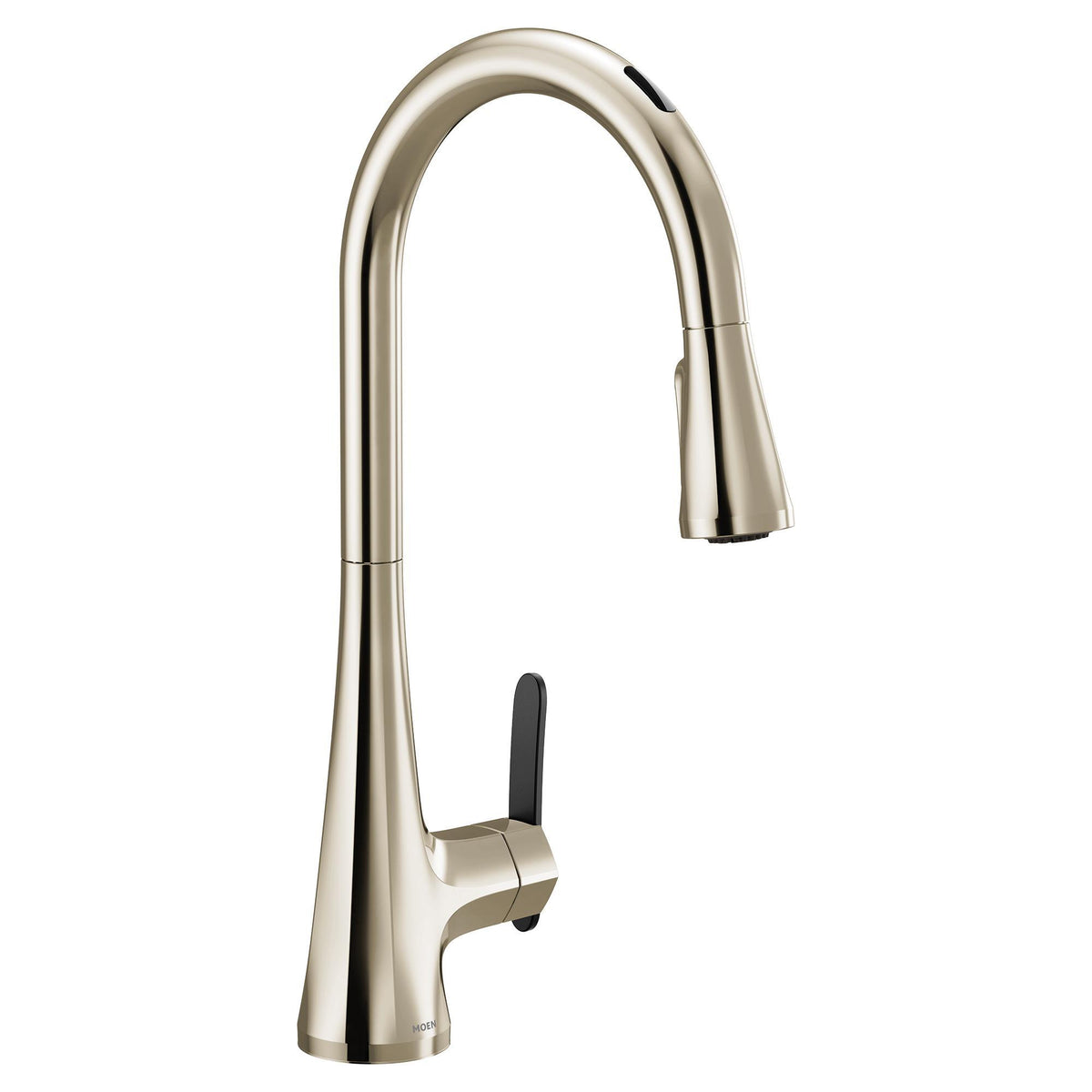 Moen® S7235EV2NL S7235EV Sinema Pull-Down Kitchen Faucet, 1.5 gpm Flow Rate, Polished Nickel, 1 Handles, 1 Faucet Holes, Domestic, Commercial