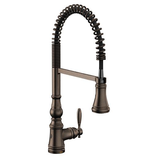 Moen® S73104EWORB S73104EW Weymouth Flexible Faucet, 1.5 gpm Flow Rate, Oil Rubbed Bronze, 1 Handles, 3 Faucet Holes, Domestic