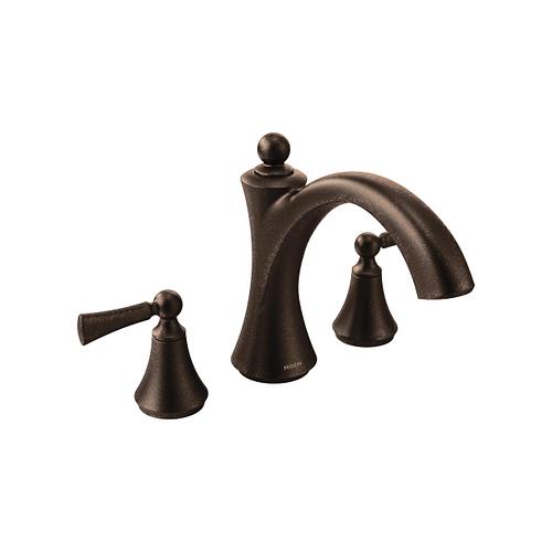 Wynford - Roman Tub Faucet Trim - 16" W x 7.5" D x 3.62" H