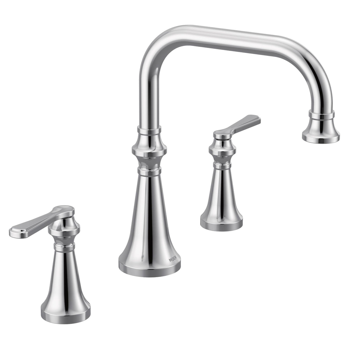 Moen® TS44503 Colinet™ Traditional Roman Tub Faucet, Residential, 12-13/16 in Center, Polished Chrome, 2 Handles, Domestic