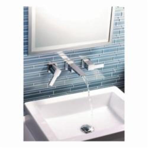 Moen® 90 Degree™ Bathroom Faucet, 1.2 gpm Flow Rate, 3 in H Spout, 8 in Center, 2 Handles, Pop-Up Drain, Function: Traditional
