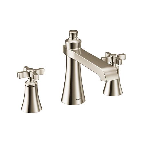 Flara - Roman Tub Faucet Trim - 8" H - Deck Mount
