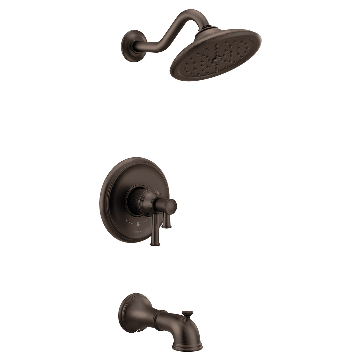 Moen® UT4313EPORB UT4313EP Traditional Tub and Shower Trim, 1.75 gpm Shower, Oil Rubbed Bronze
