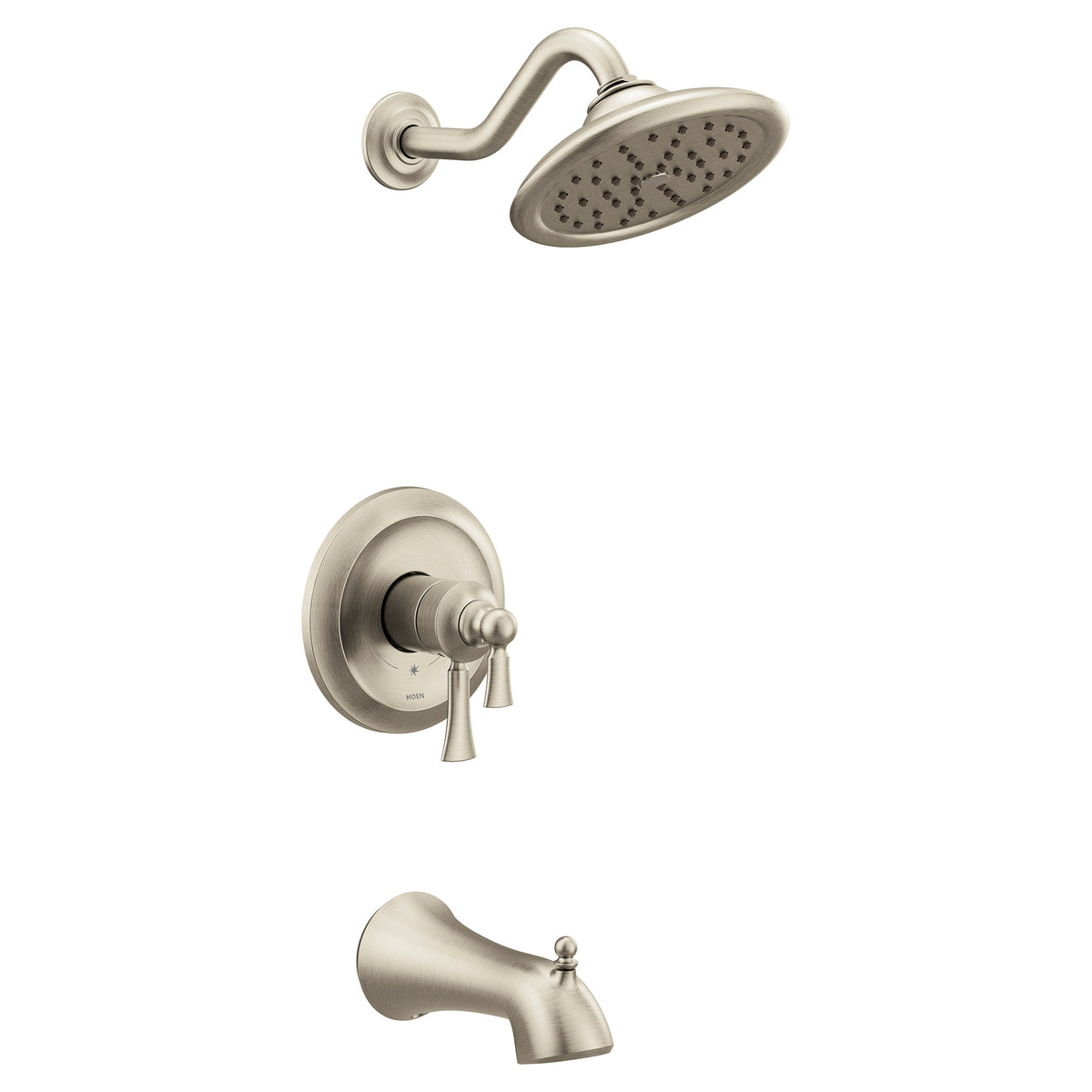 Moen® UT45503EPBN UT45503EP Universal Shower Trim, 1.75 gpm Shower, Brushed Nickel