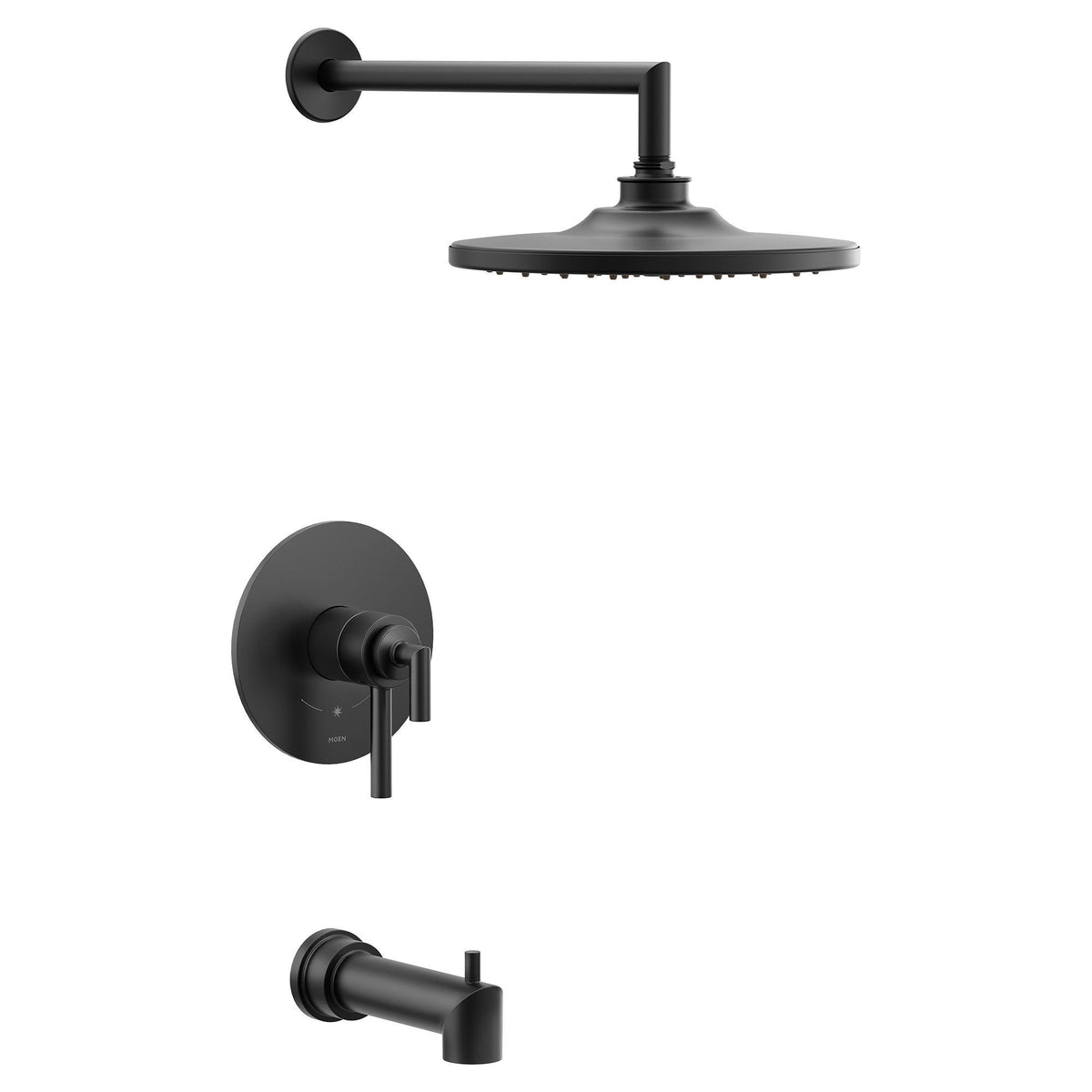 Moen® UTS42003EPBL UTS42003EP Universal Shower Trim, 1.75 gpm Shower, Matte Black