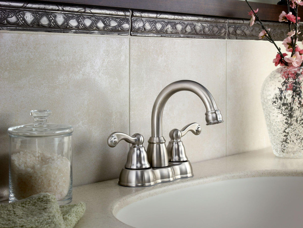 Traditional - Centerset Bathroom Faucet - Deck Mount