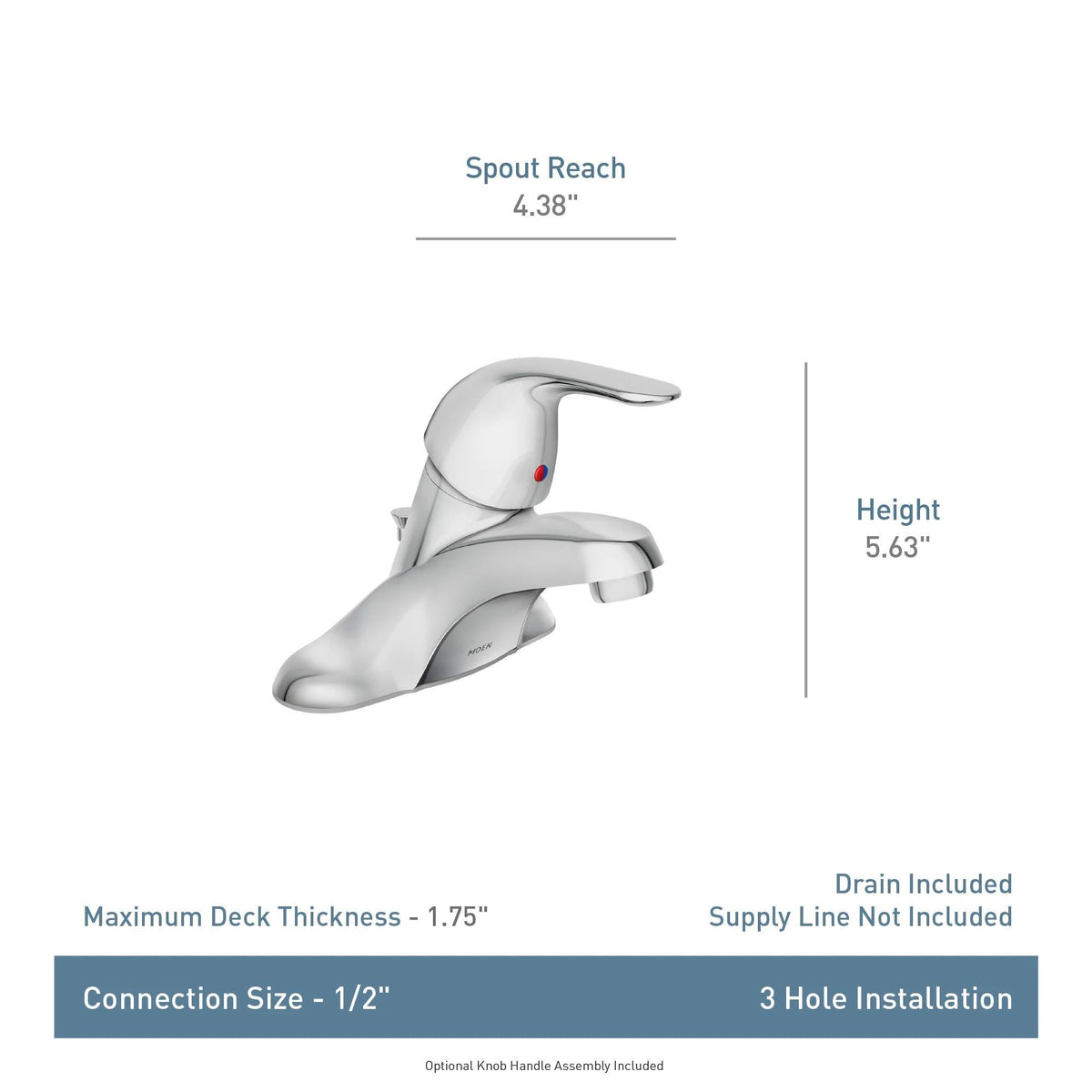 Adler - Faucet - Chrome - Deck Mount