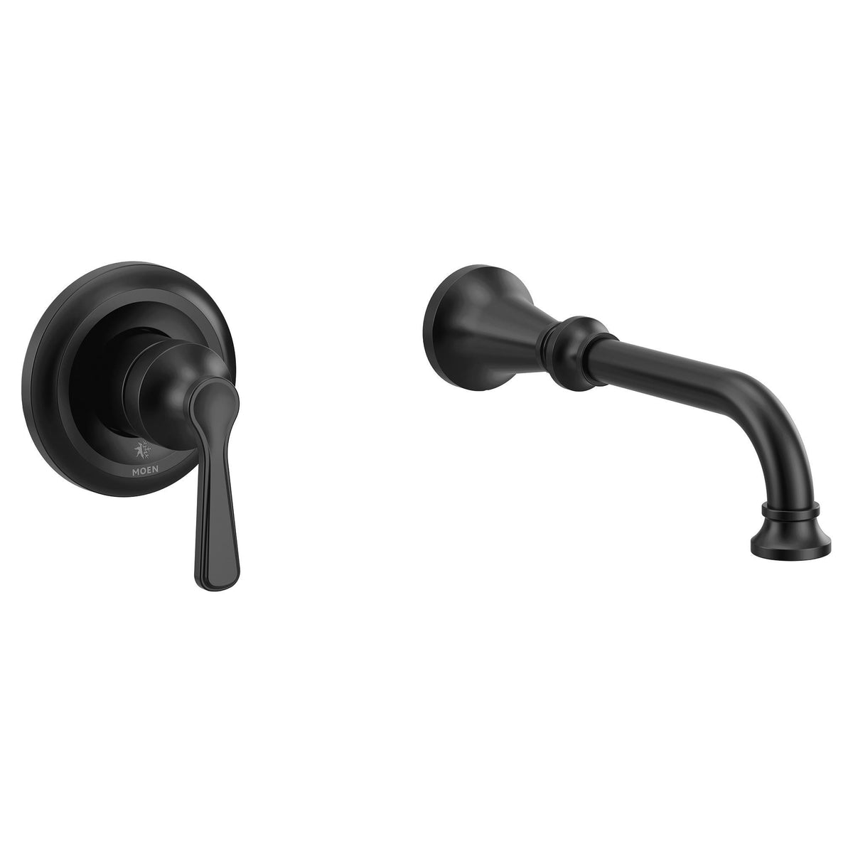 Moen® WTS44501BL Colinet Tub Filler, 8 gpm Flow Rate, 8 in Center, 1 Handles, Domestic