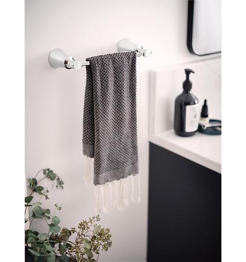 Flara - 9" Hand Towel Bar - Zinc/