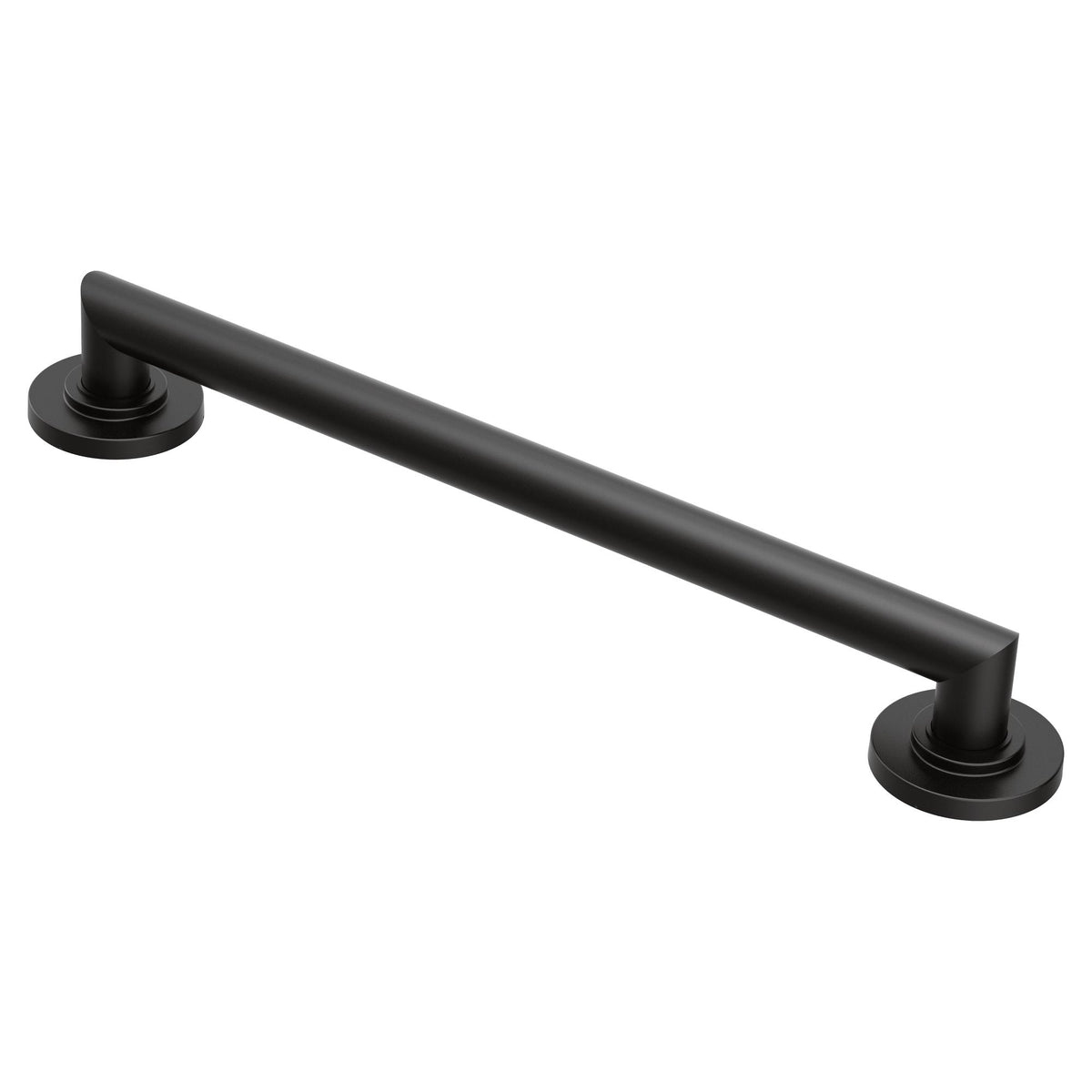 Moen® YG0818BL Arris™ Designer Grab Bar, 1-1/4 in Dia x 18 in L, Matte Black, Stainless Steel, Import