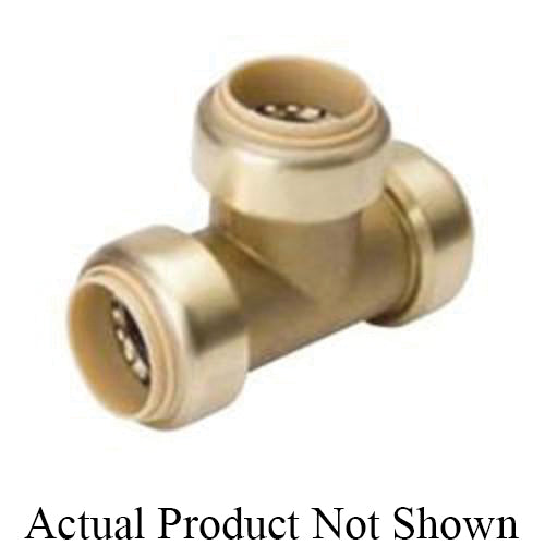 B&K® 632-003 ProLine™ Standard Tee, 1/2 in Nominal, Push-Fit End Style, Brass