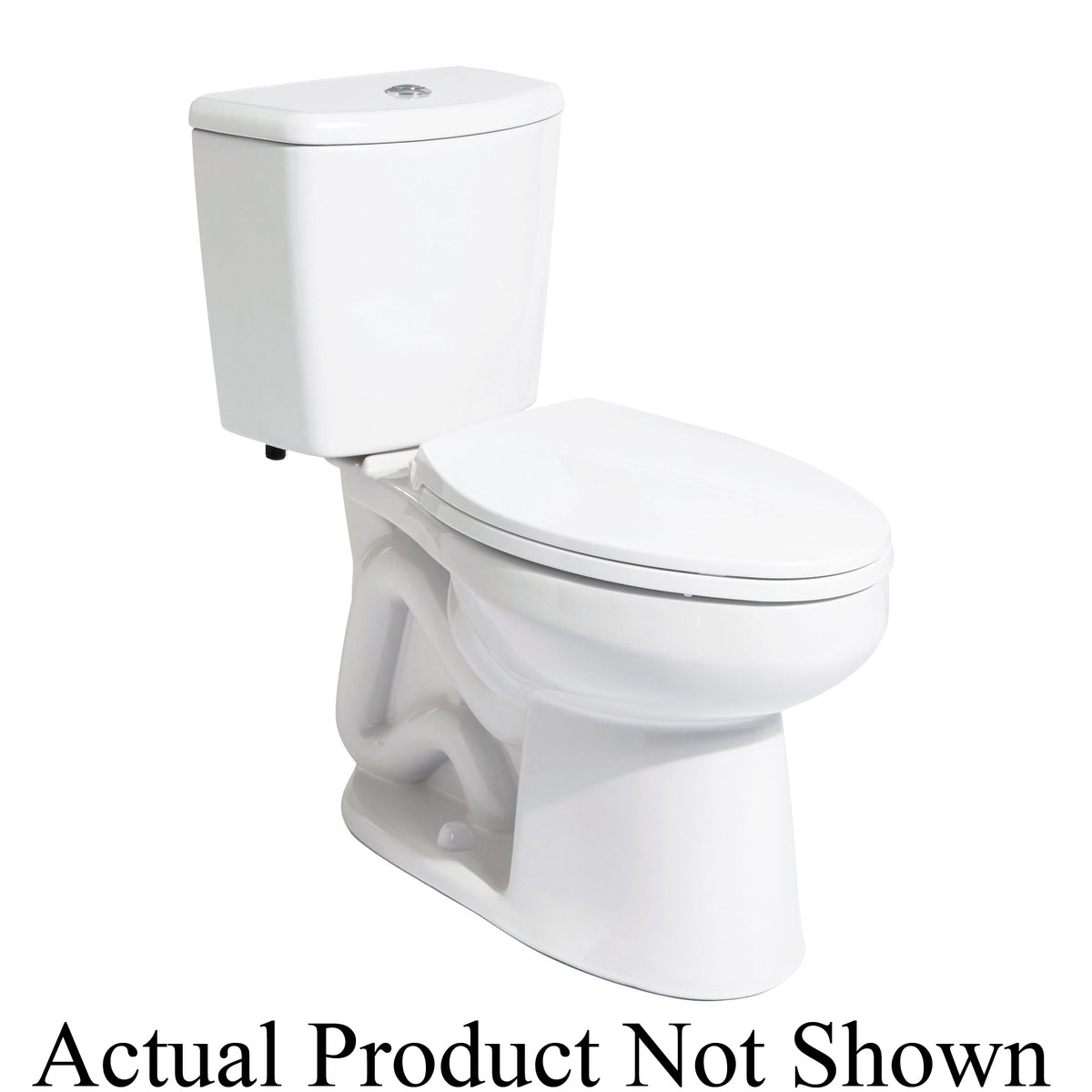 Compact Toilet Bowl - White - Floor Mount