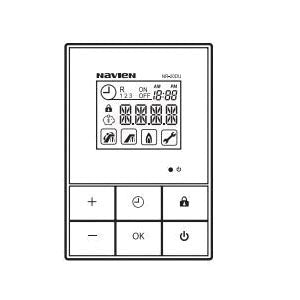 KD Navien® 30009757A Remote Controller, For Use With: NPE Water Heater, Import