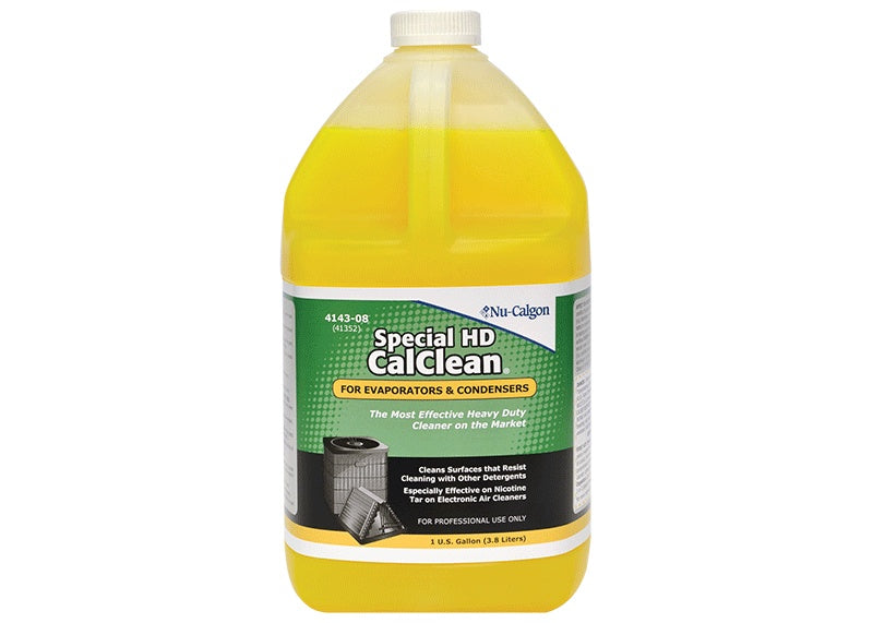 Nu-Calgon Special HD CalClean® 4143-08 Extra Strong Coil Cleaner, 1 gal Bottle, Liquid, Opal Green, Fresh