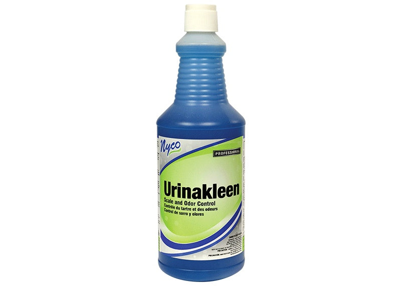 Nu-Calgon UrinaKleen® 4590-24 Acid-Based Bowl Cleaner, 1 qt Bottle, Liquid, Acidic, Blue