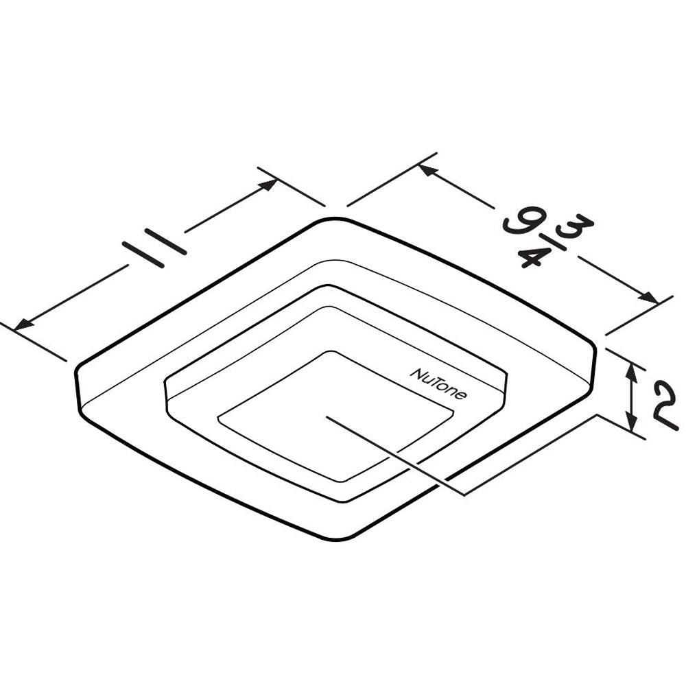 Exhaust Fan Cover - FG500N