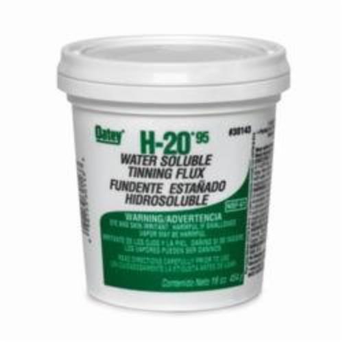 Oatey® H-20®95 30143 Water Soluble Tinning Flux, 16 oz Capacity, Pail Container, 7 g/L VOC, 20000 to 40000 cPs Viscosity, 3 to 4 pH