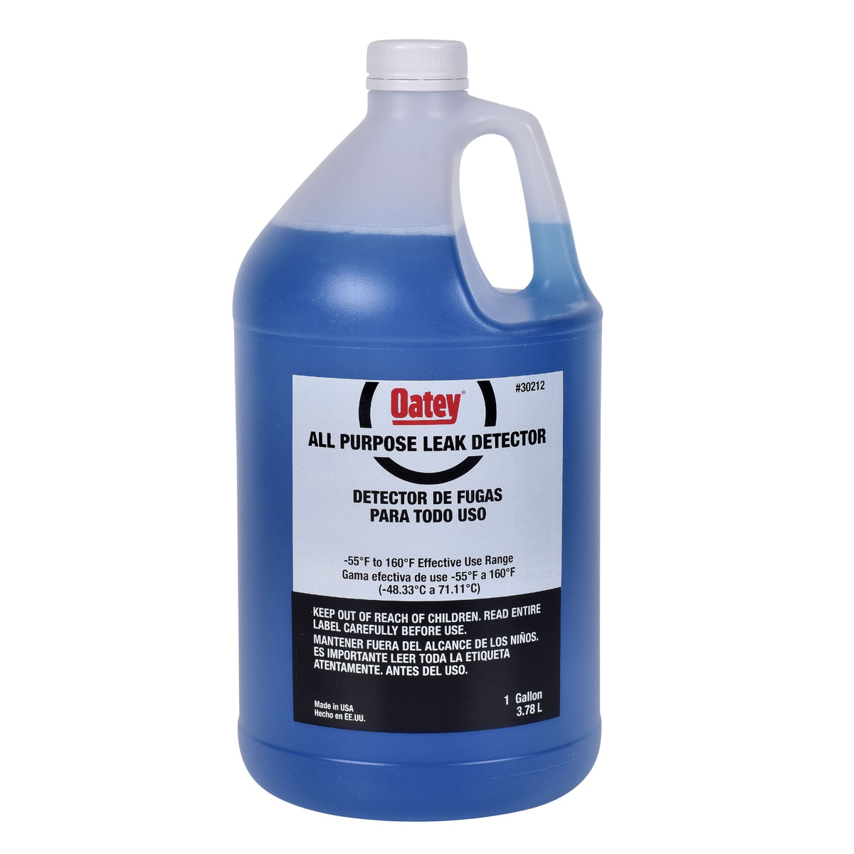 Oatey® 30212 All Purpose Leak Detector, 1 gal, Liquid Form, Blue, Soapy Odor/Scent