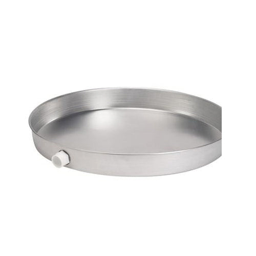 Oatey® 34085 Water Heater Pan With 1 in PVC Adapter, For Use With Gas/Electric Water Heater, 28 ga Aluminum, Silver