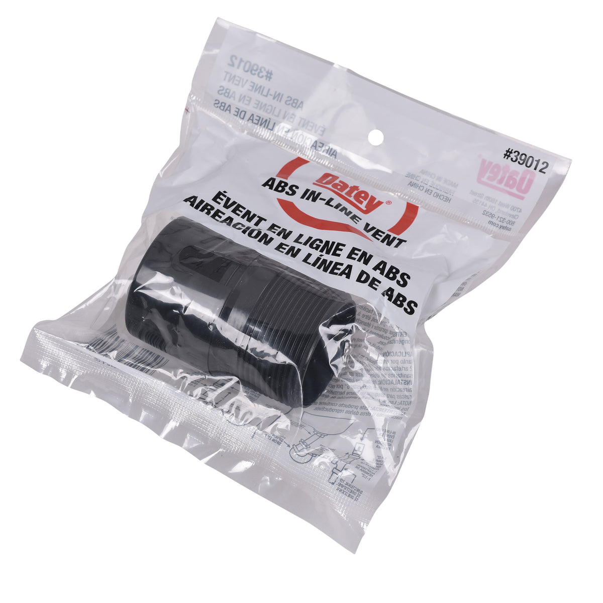 In-Line Vent - ABS - Plain