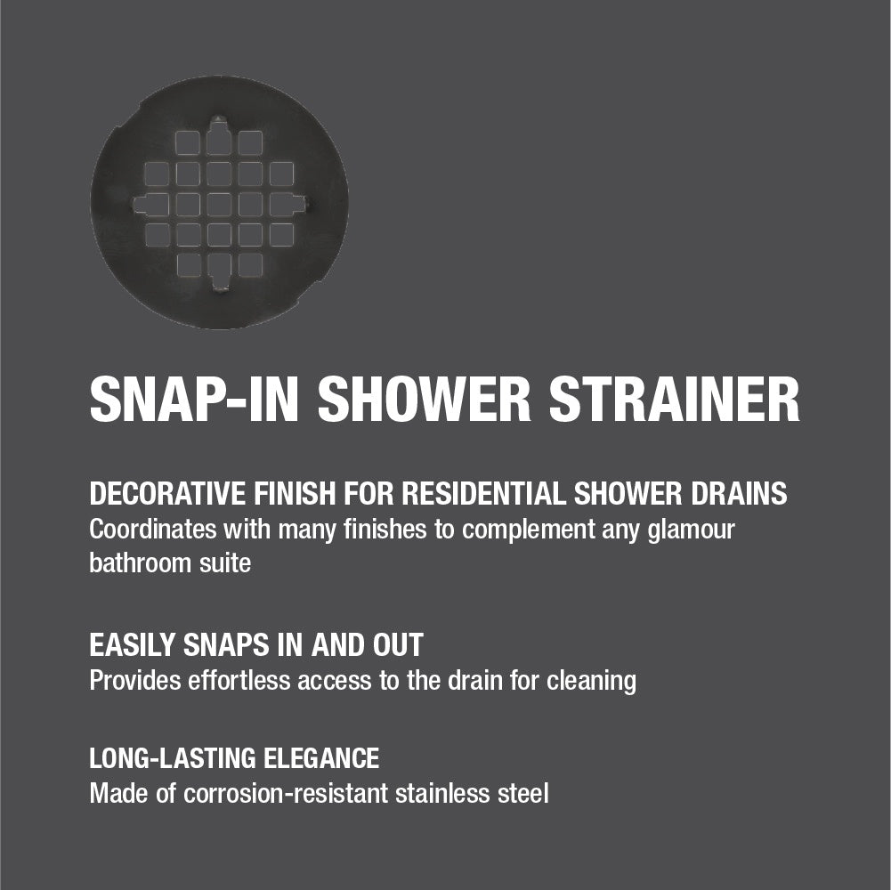 129 Universal Strainer - Stainless Steel - Oil Rubbed Bronze