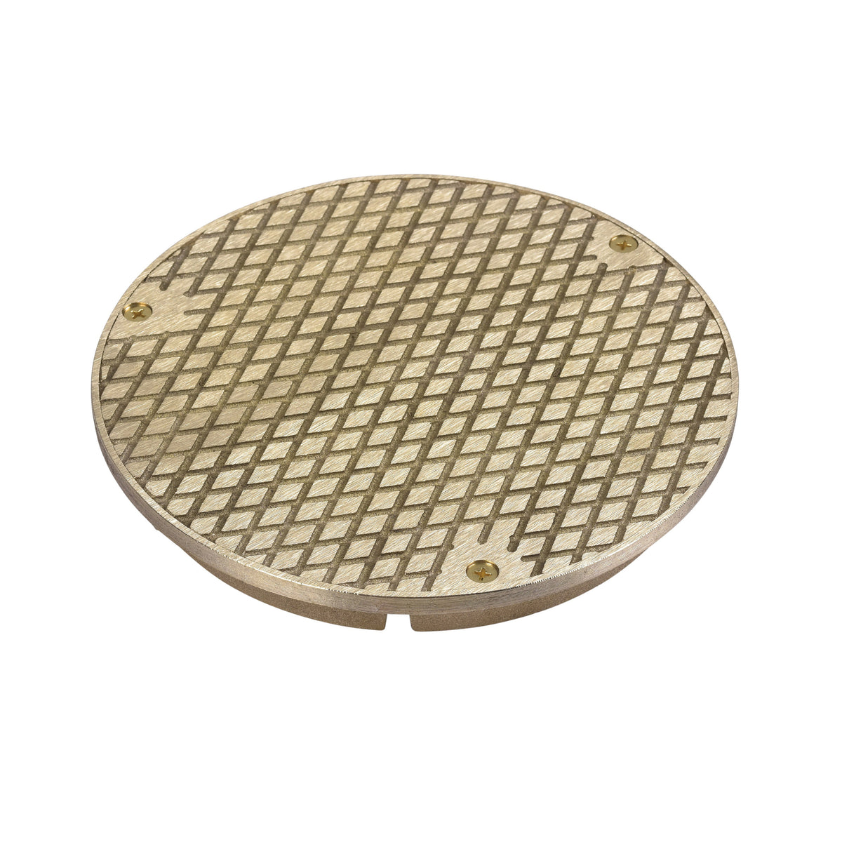 Oatey® 42368 180B Cleanout Frame and Cover, 6 in Cleanout, Brass, Import