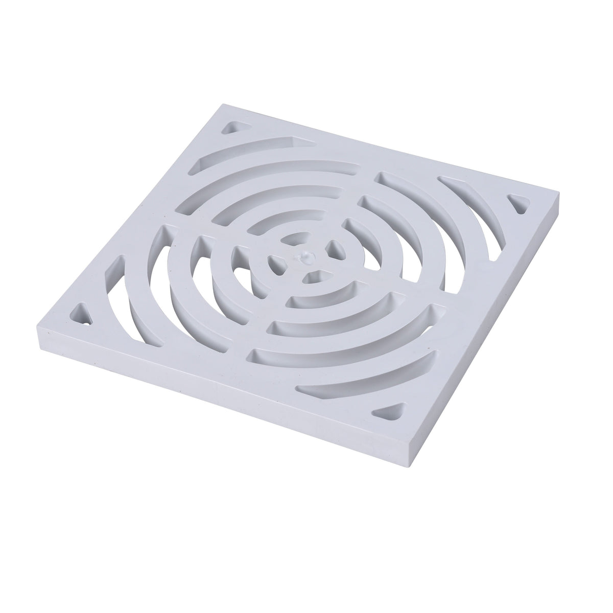 Full Top Grate - White - 9" L x 9" W