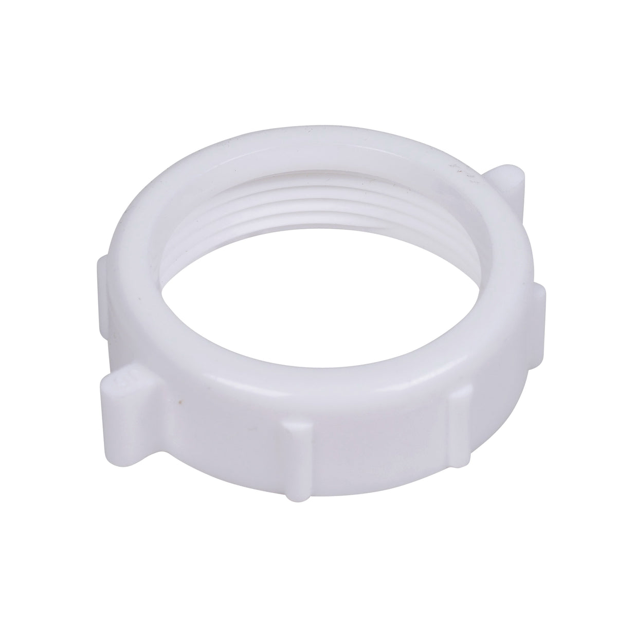 Dearborn® P9001 Slip Joint Nut, 1-1/2 in Nominal, Polypropylene, White, Domestic
