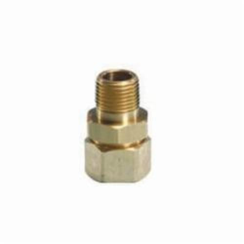 TracPipe® Counterstrike® AutoFlare® FGP-FST-750 Self-Flaring Straight Fitting, 3/4 in Nominal, MNPT x CSST End Style, 2-1/8 in L, Brass, Domestic