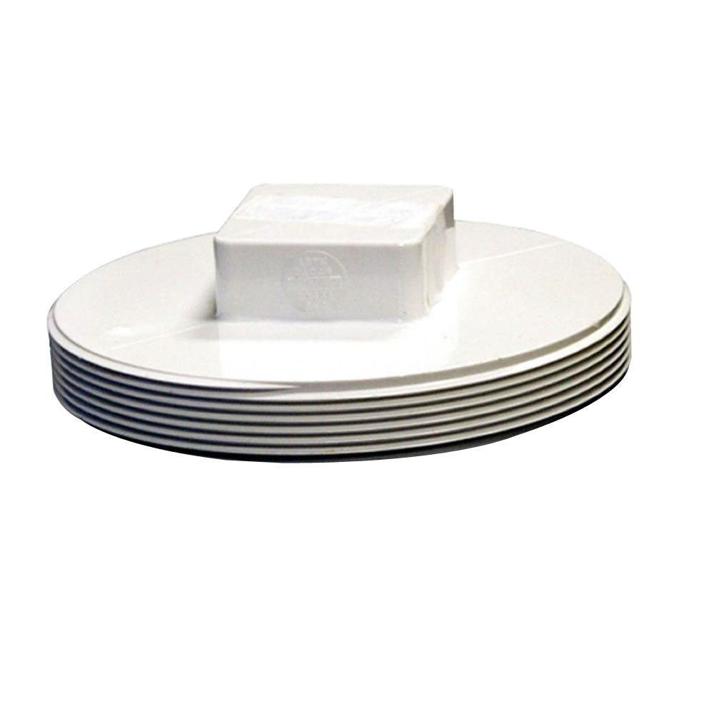 4 PVC THREADED PLUG