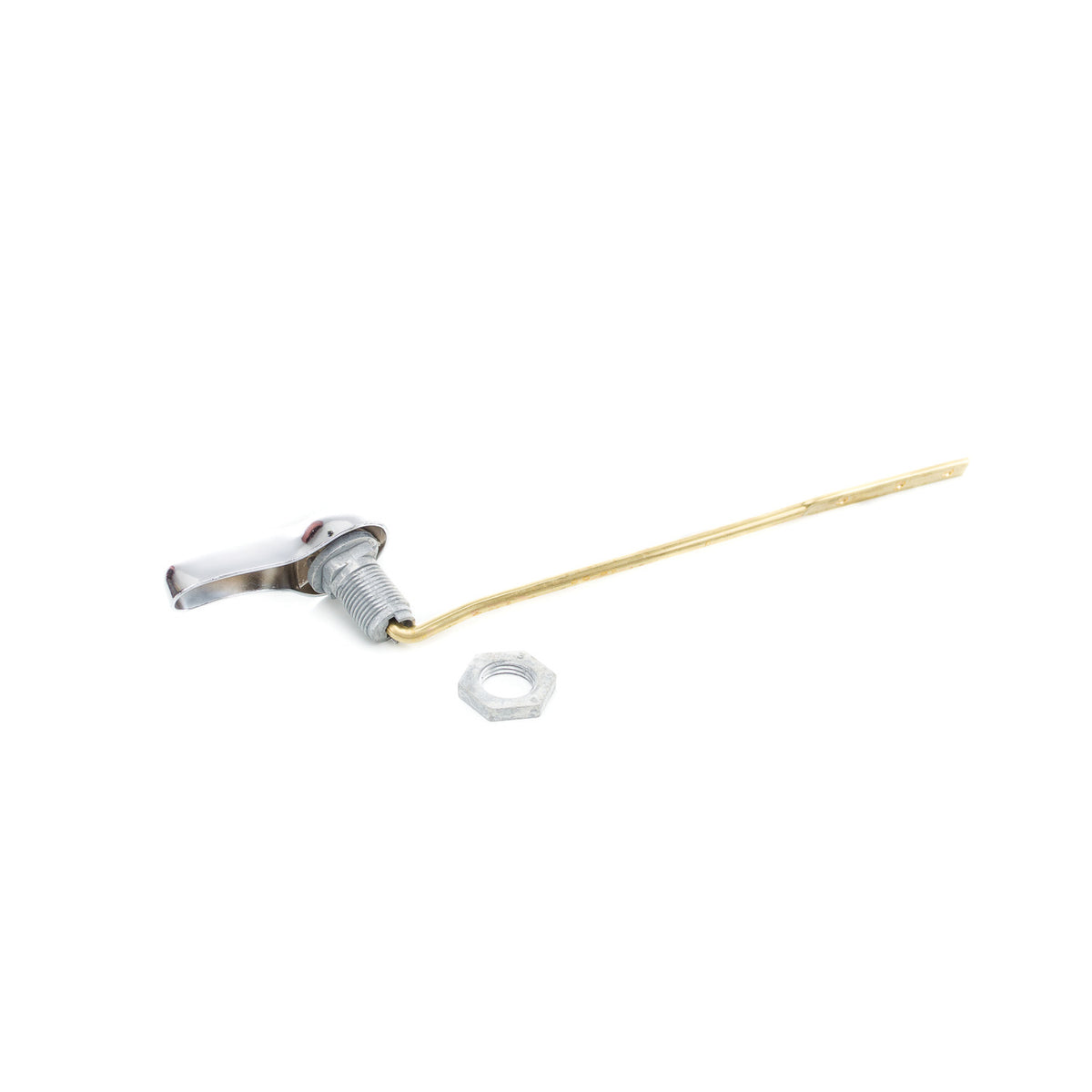 Economy Toilet Tank Trip Lever - 8" L Arm - Die Cast Spud