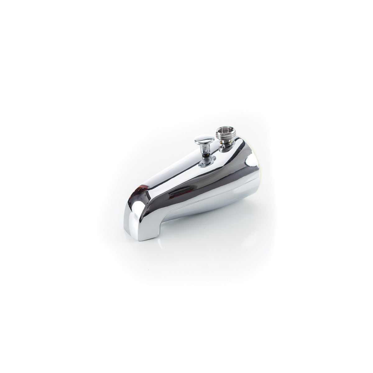 PASCO 1133 Diverter Spout With 1/2 in Male Hose Adapter, 1/2 x 3/4 in FNPT, For Use With Hand Held Shower, Back Mount, Die Cast, Polished Chrome