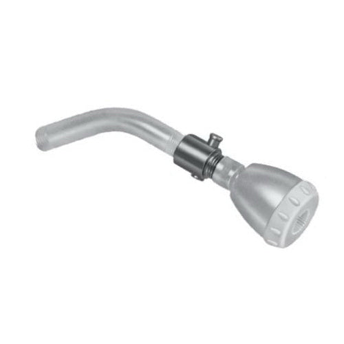 Shut Off Shower Arm - 1/2" MNPT x 1/2" FNPT - Brass