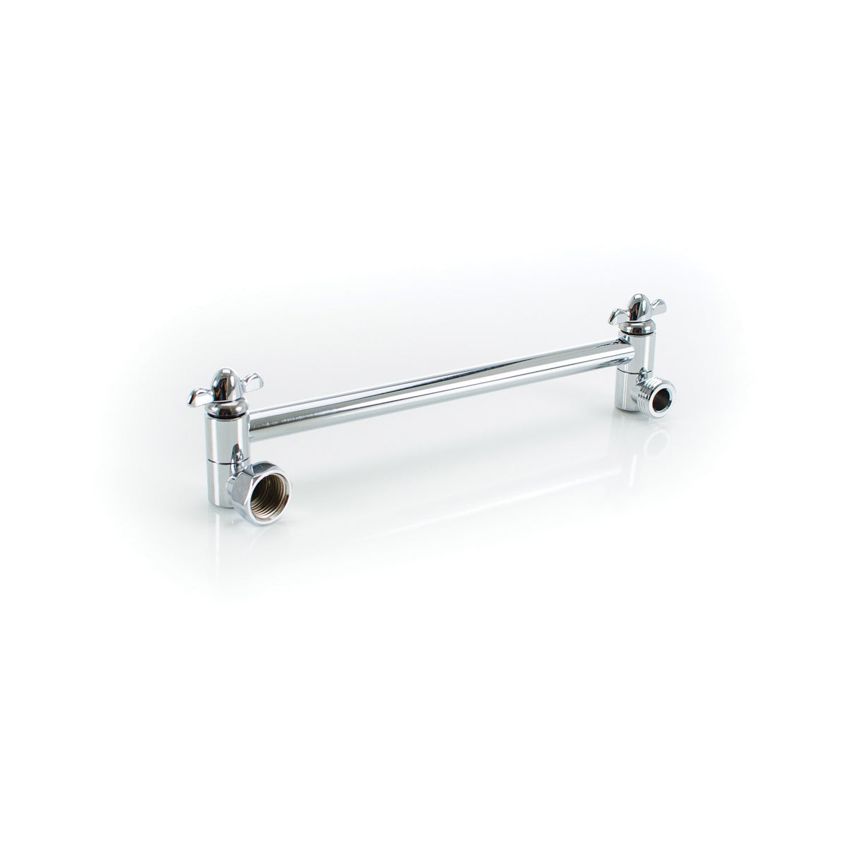 Adjustable Shower Arm without Shower Head - 10" L - Brass
