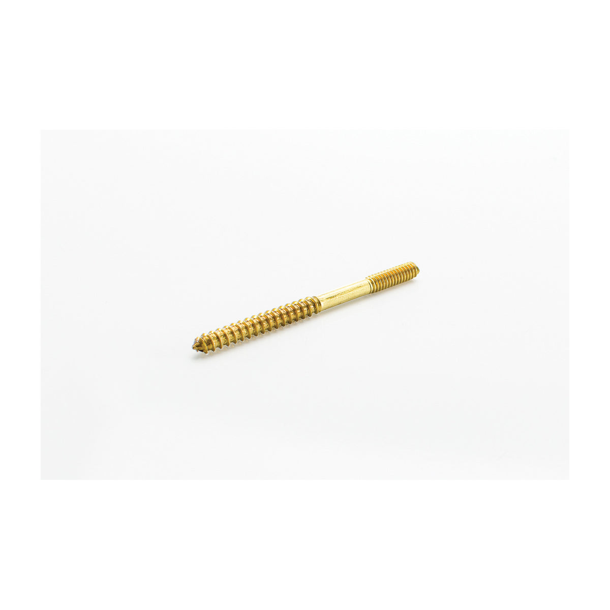 Closet Screw - 1/4" x 3-1/2" L Thread - Brass