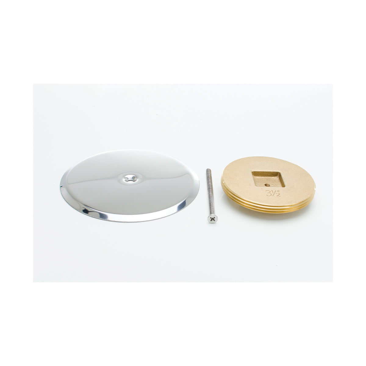 PASCO 1783 Square Countersunk Cleanout Plug, 3-1/2 in Cleanout