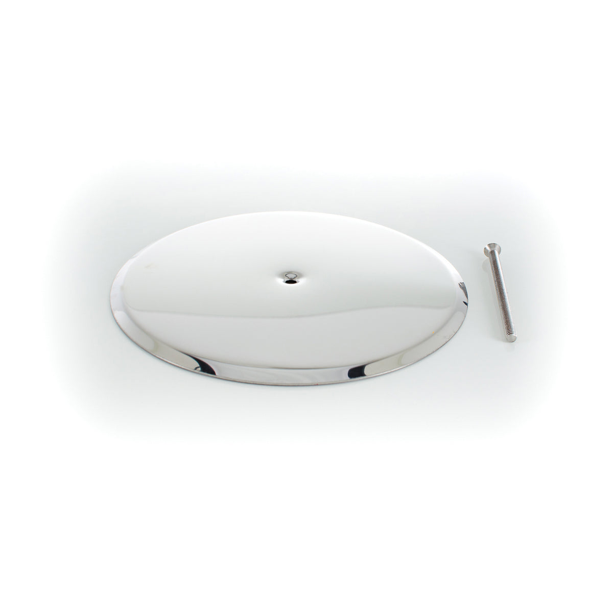 PASCO 1845 Cleanout Cover Plate With 1/4-20 x 4 in Bolt, 8 in Cover, 22 ga Stainless Steel