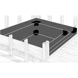 PASCO 3003 Pre-Fab Top Dam Corner