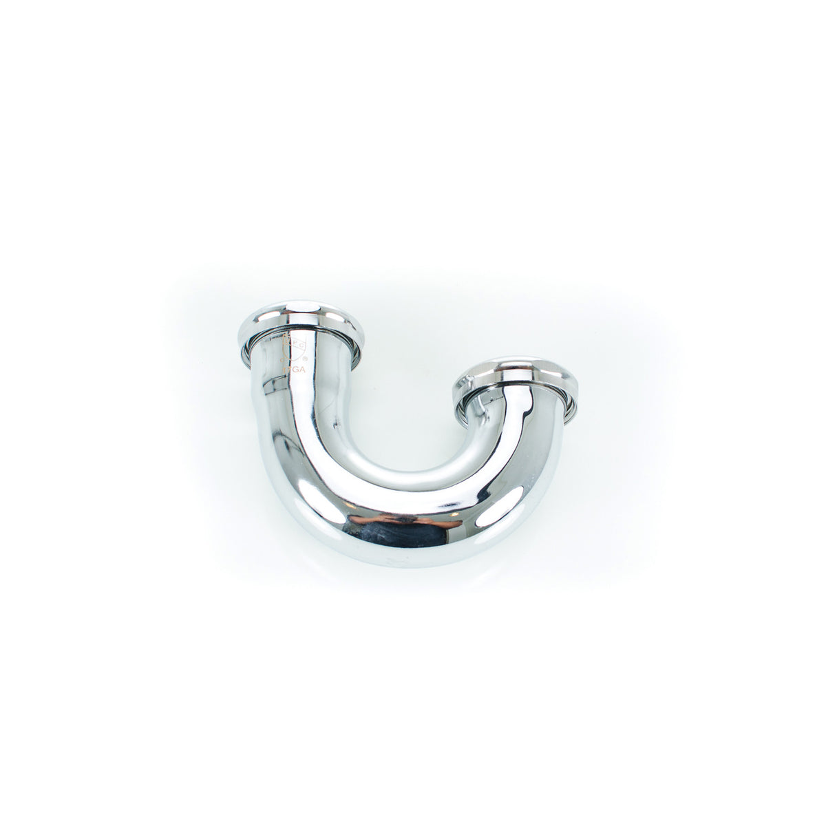 PASCO 34197 Low Inlet J-Bend, 1-1/2 in Nominal, 17 ga, Polished Chrome