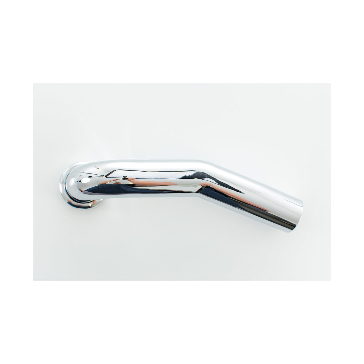 PASCO 35101 Left Short 22 deg Tubular Wall Bend Without P-Trap and Flange, 1-1/2 in Nominal, 17 ga, Brass, Polished Chrome